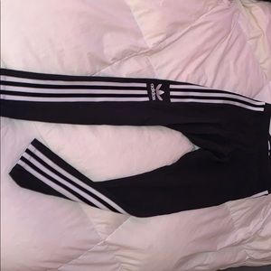 black Adidas leggings